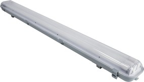 SADA Hermetické LED svietidlo 120cm 3xG13 s reflektorom + 18W LED trubice