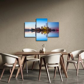 Obraz ranného neba nad Šanghajom (90x60 cm)