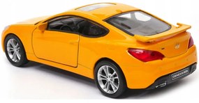 008805 Kovový model auta - Nex 1:34 - Genesis Coupe (2009) Žltá