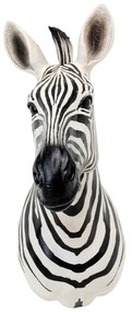 Zebra nástenná dekorácia bielo-čierna 33x78 cm
