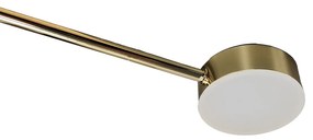 Toolight - LED stropné svietidlo 8-ramenné APP210-3CPR + diaľkové ovládanie, zlatá, OSW-08466