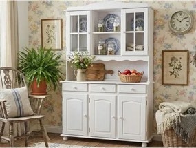 Široká vitrína In-Siena, bielena borovica%