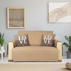 4Home Prehoz na kreslo Doubleface čokoládová/hnědá, 60 x 220 cm