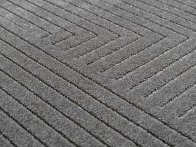 Ayyildiz, Kusový koberec Nova 1202 silver - na von aj na doma, 120x170, šedá, chodba / predsieň