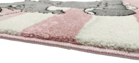 Vopi koberce Detský koberec Kiddo A1087 pink - 120x170 cm