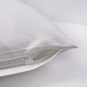 SATÉNOVÁ OBLIEČKA NA VANKÚŠ 50X80 CM BIELA