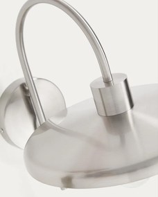 Nástenné svietidlo v striebornej farbe ø 27 cm Nuvira – Kave Home