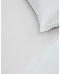 Biela napínacia plachta z bavlneného perkálu 90x200 cm Teia – Kave Home