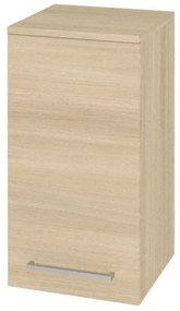 Mereo Bino kúpeľňová skrinka horná 63 cm, pravá, dub Sand Barbera, MER-CN636
