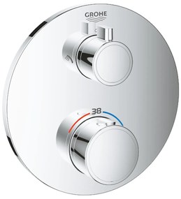 Termostat Grohe Grohtherm bez podomietkového telesa chróm 24076000