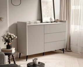 Moderná komoda CONNER kašmír 126 cm