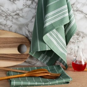 Sada kuchynských utierok RUBI zelená