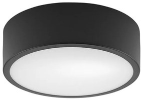 Stropné svietidlo DANTE 1xE27/60W/230V pr. 26 cm čierna