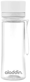 Fľaša na vodu ALADDIN AVEO 350 ml. so závesným uškom, biela 10-01101-090