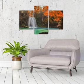 Obraz - Vodopád v Thajsku (90x60 cm)
