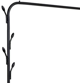 Vešiakový stojan FELIKS Loft čierny