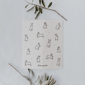 Eulenschnitt Prírodná hubová utierka Rabbit – set 3 ks