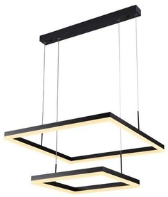 LED Stmievateľný luster na lanku LED/90W/230V 3000-6500K + diaľkové ovládanie