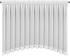 ZÁCLONA NA PÁSKE HESTIA 400X160 CM BIELA