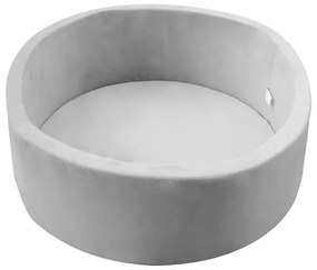 2Kids Toys - Detský suchý bazén s guličkami, priemer 90 cm, sivý