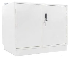 Ohňovzdorná skriňa na chemikálie s el. zámkom FORMULA, 895x1000x600 mm