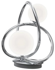 Wofi 8014-207 - LED Stolná lampa NANCY 2xG9/3,5W/230V lesklý chróm