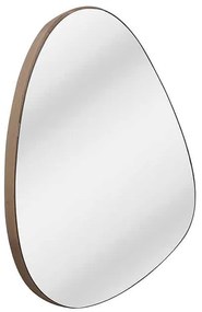 Dizajnové nástenné zrkadlo Daiwa 72 cm dub