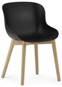 Stolička Hyg Chair – čierna/dub