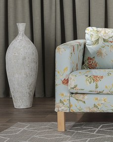 Váza Dafni 30x79cm biela sivá