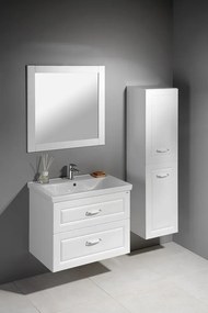 Aqualine Aqualine, FAVOLO umývadlová skrinka 76,5x60x44,6 cm, biela mat, FV280