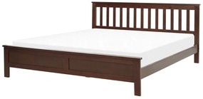 Manželská posteľ 180 cm Maye (tmavé drevo). Vlastná spoľahlivá doprava až k Vám domov. 1081308