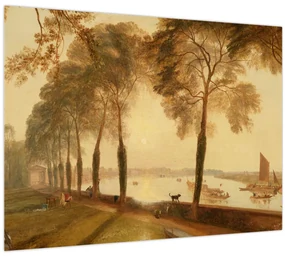 Sklenený obraz - Joseph Mallord William Turner, Mortlake Terrace, reprodukcia (70x50 cm)
