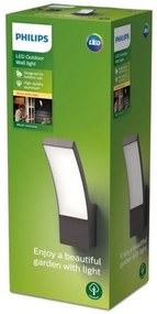 Philips - LED Vonkajšie nástenné svietidlo SPLAY LED/12W/230V 2700K IP44