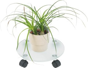 XXXLutz POJ. PODSTAVEC POD KVETINÁČ sklo, 30/7,5/30 cm Carryhome - Kvety & kvetináče - 002540008301