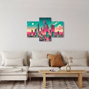 Obraz – Veľkomesto v pop-art štýle (90x60 cm)
