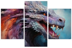 Obraz - Ilustrácia draka (90x60 cm)