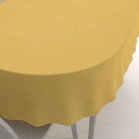 Biante Teflónový oválny obrus - Paris TF-127 Žltý 140x220 cm