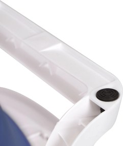 ECOTOYS skladacia detská vanička 0–12 mes s odtokom, indikátorom teploty a protišmykom