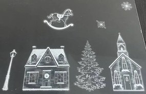 DECOLED Dekoratívna nálepka na okno A3 square