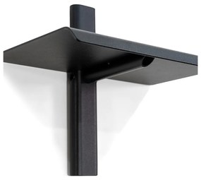 Čierna kovová polica 28 cm Hola – Spinder Design