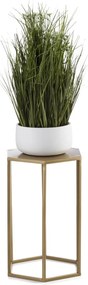 STOJAN NA KVETINÁČ HEXA 40X24X28 CM ZLATÁ