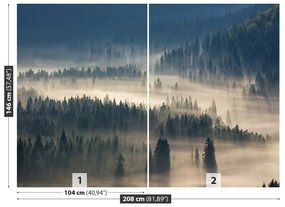 Fototapeta Vliesová Lesné hory 104x70 cm