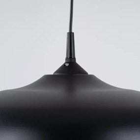 Sollux SL.1330 - Luster na lanku GINA 1xE27/15W/230V pr. 38 cm čierna