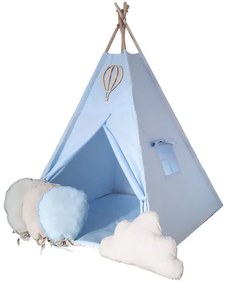 Detský stan Tipi modrý