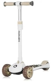 Lionelo - Detská kolobežka 2v1 FRANKY biela/béžová