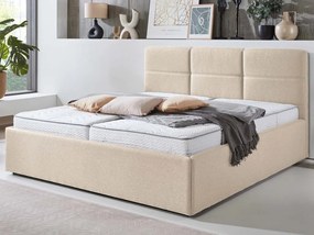 Posteľ Domango 180x200 cm, béžová látka