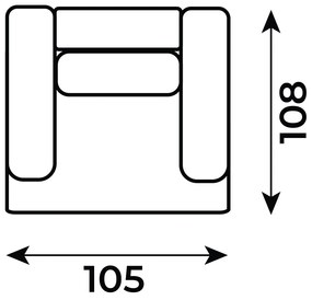 PROXIMA.store - Kreslo LATTE SKUPINA LÁTOK: Skupina 1