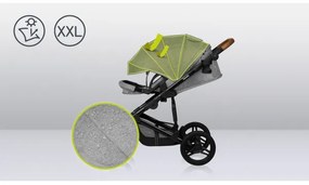 Lionelo - Kombinovaný kočík 2v1 MARI TOUR Sivý kameň