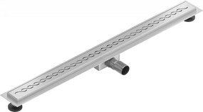 Mexen Flat nerezový sprchový žľab 100 cm vzor M18, 1023100-15