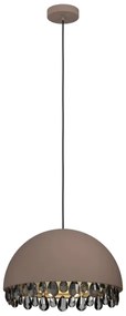 Eglo 39948 - Luster na lanku GAETANO 1xE27/40W/230V hnedá